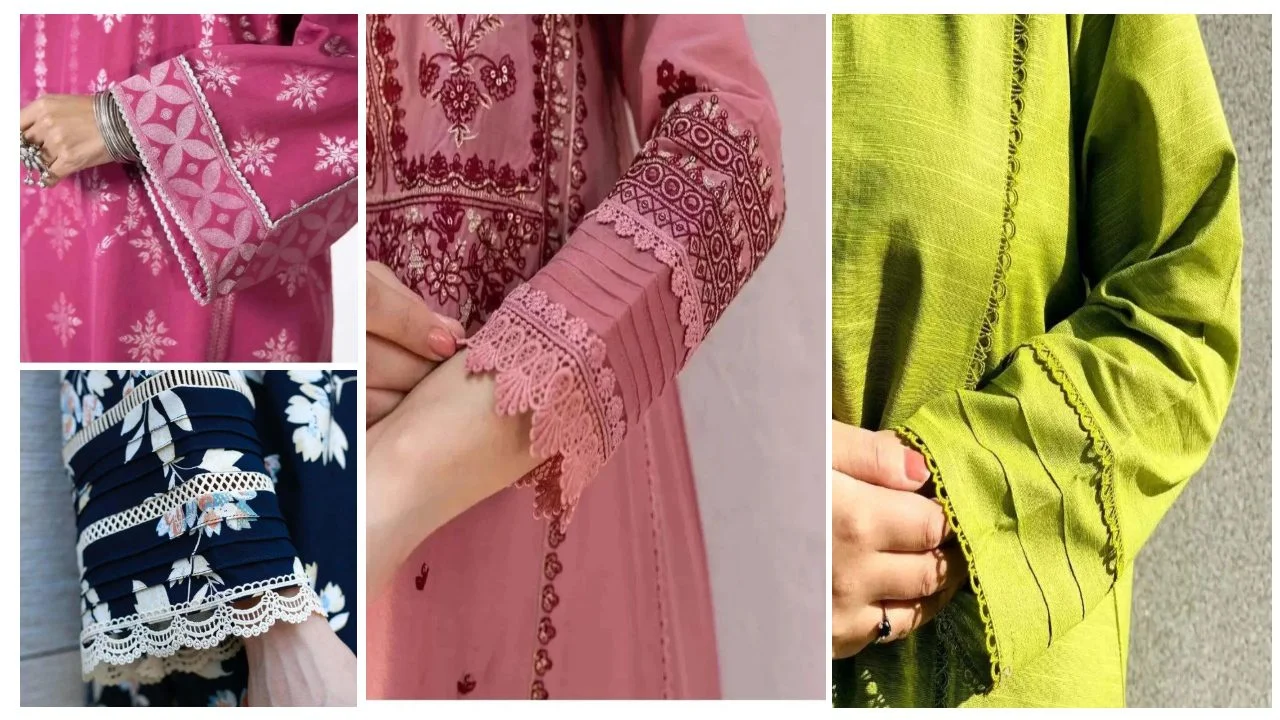 Kurta Sleeves Design : Latest Kurta Sleeves Design For Girls 3 Kurta Sleeves Design For Girls