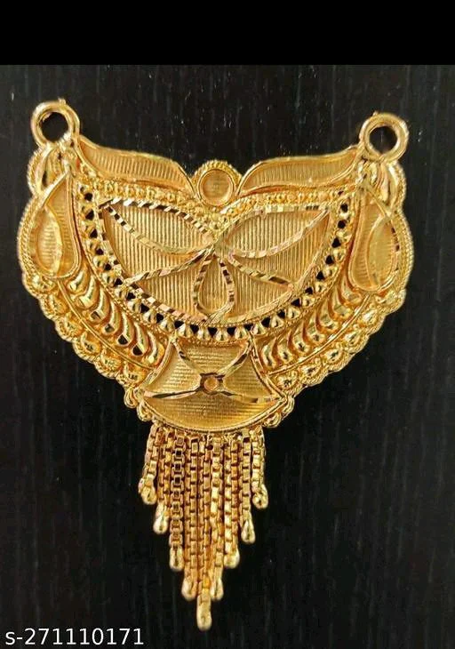 Mangalsutra Design : New Gold-plated Pendant For Mangalsutra 6 Mangalsutra Pendant Design1