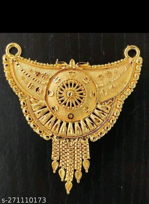 Mangalsutra Design : New Gold-plated Pendant For Mangalsutra