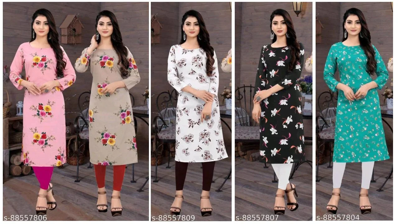 Multicolor Kurti Designs