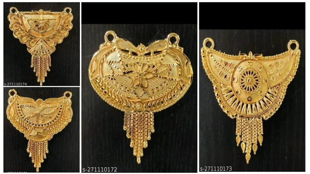 Mangalsutra Design : New Gold-plated Pendant For Mangalsutra 2 Pendant For Mangalsutra