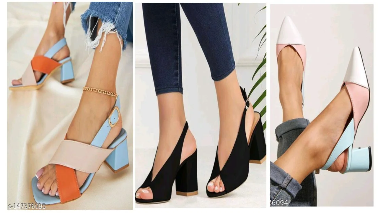 Stylish Colorful Girls Sandal Design1