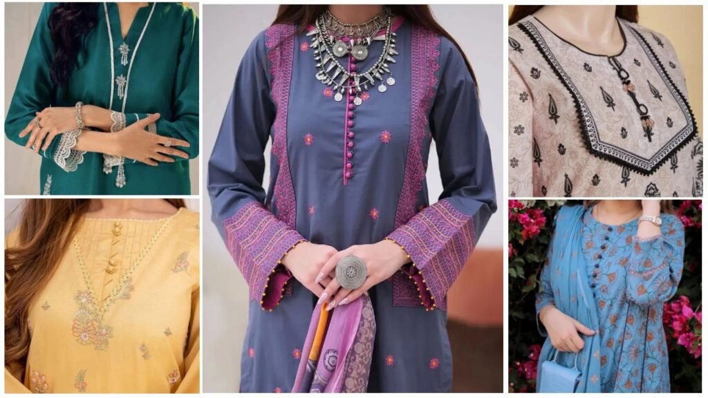 Stylish Kurti Neck Designs