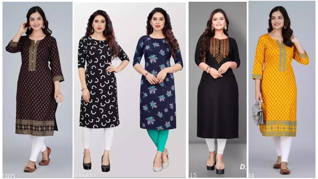 Kurti Designs : Simple And Stylish Office wear Kurti Designs Collection 4 Stylish Office wear Kurti Designs
