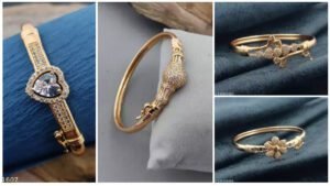 Gold Plated Women's Bangles Design