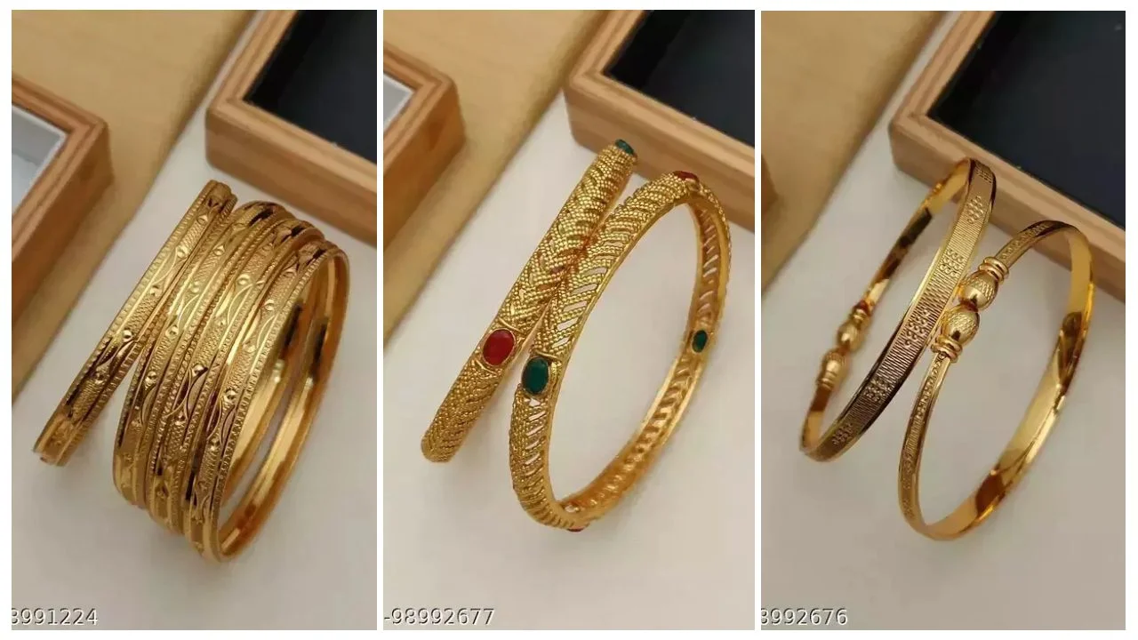 Golden Bangles Designs