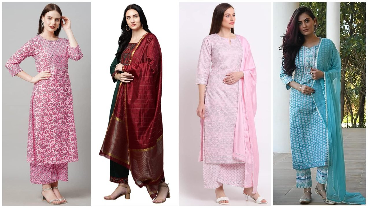 New Designer Premium Velvet Kurti Plazzo Suit with Sequins & Zari Embroidery and Georgette Dupatta – Fully Stitched Festive Wear