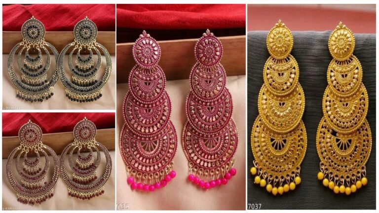 Earrings Design : New Long Jhumka Earring Design For Women