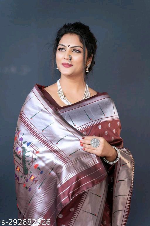 Silk Saree : New Kanjivaram Jacquard Sarees Collection For Rakhi