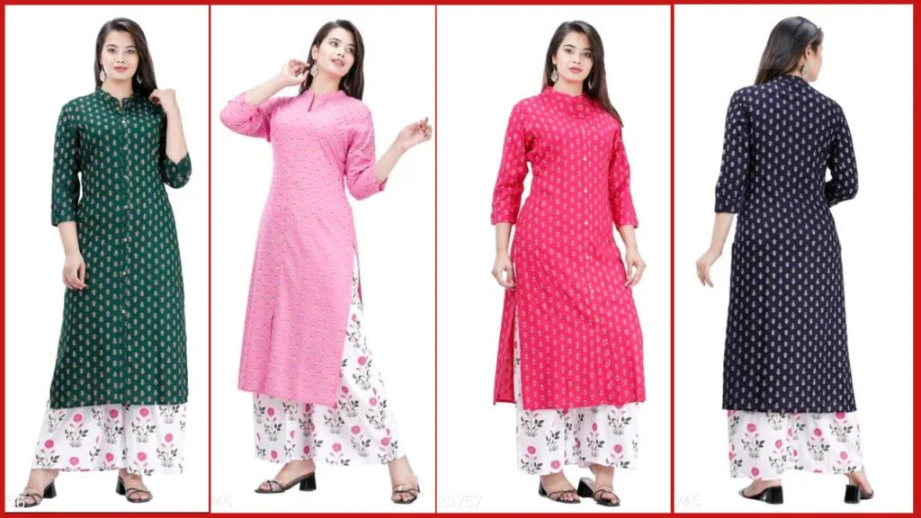 Printed Women Kurta Sets Design