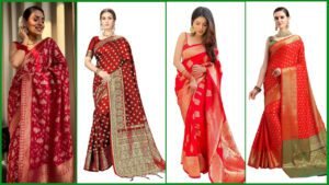 Red Banarasi Saree For Wedding