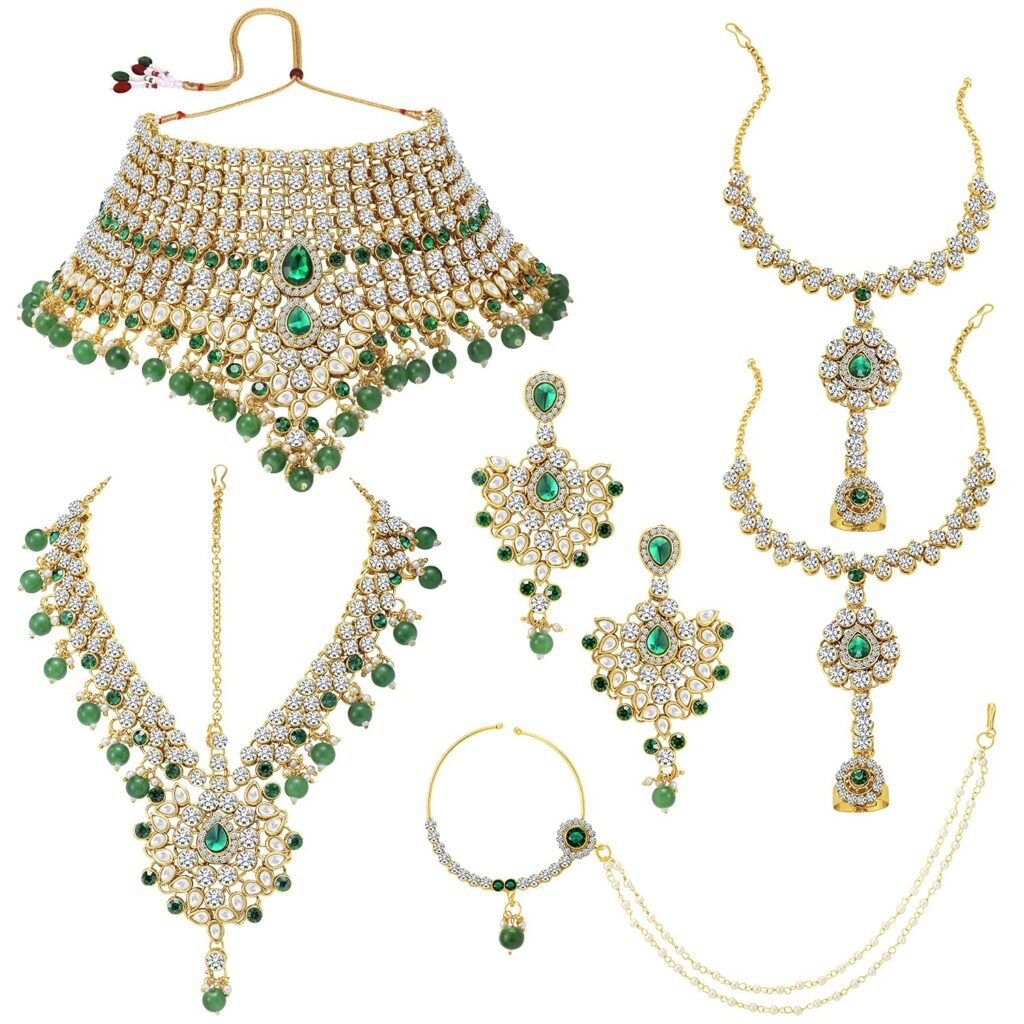 Traditional Dulhan Jewellery Set for Women Girls