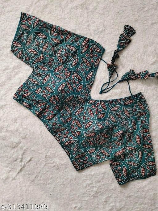 V Neck Blouse Designs