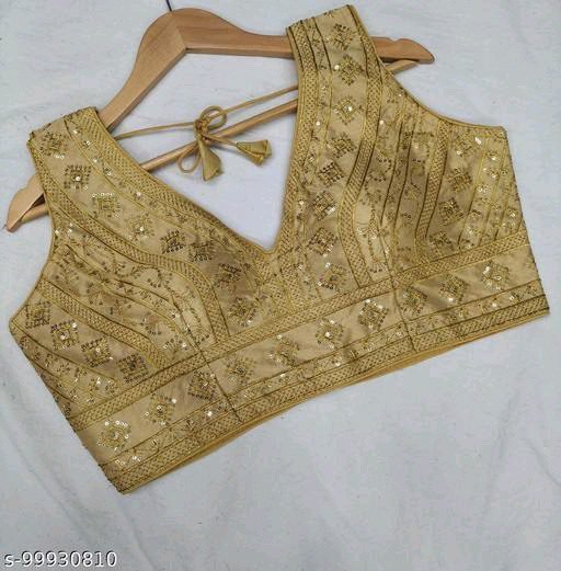 V Neck Blouse Designs