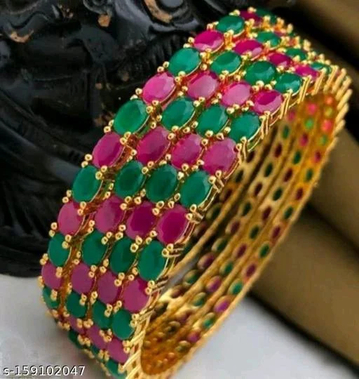 Beautiful Stone Bangles Design