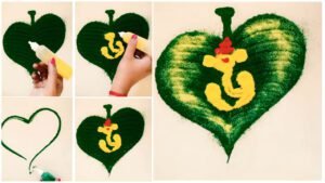 Ganeshji Rangoli Design