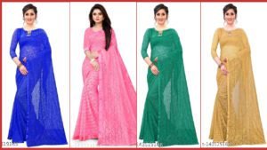 Stylish Net Saree For Women