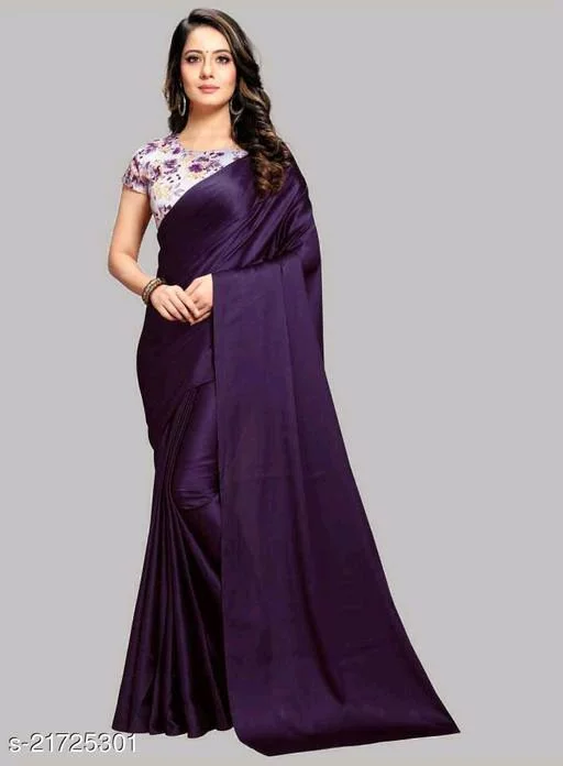 Satin Silk Saree