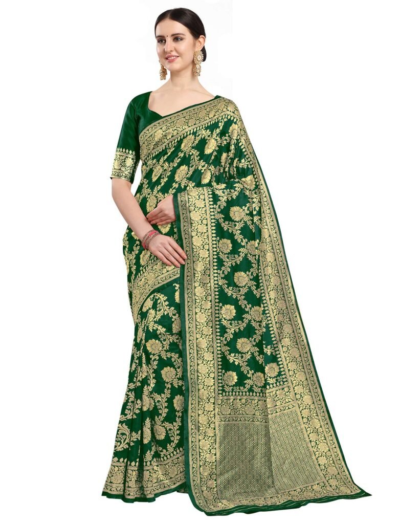 Banarasi Sarees : New Banarasi Saree for Karva Chauth 2023 - Girls ...