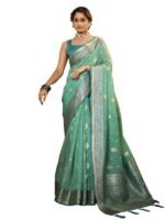 Banarasi Sarees : New Banarasi Saree for Karva Chauth 2023 - Girls