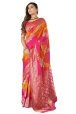 Banarasi Sarees : New Banarasi Saree for Karva Chauth 2023 - Girls