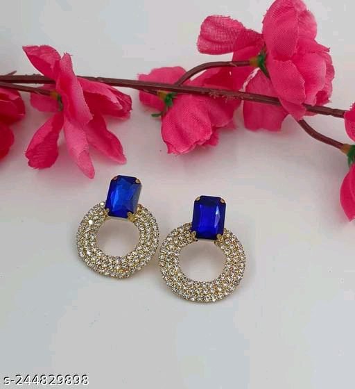 New AD Round Shape Earrings Design