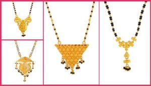 Gold Mangalsutra Design For KarwaChauth