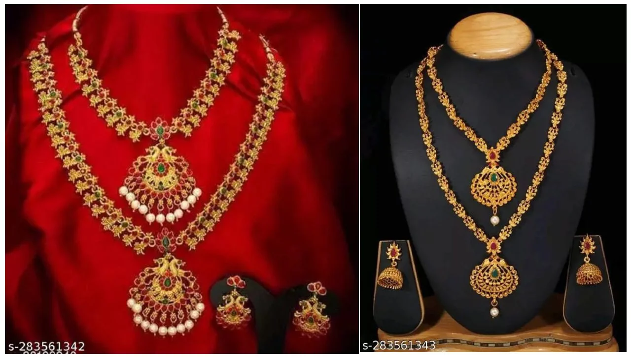 South Jewellery : Latest South Jewellery Set Under 300 3 Latest South Jewellery Set