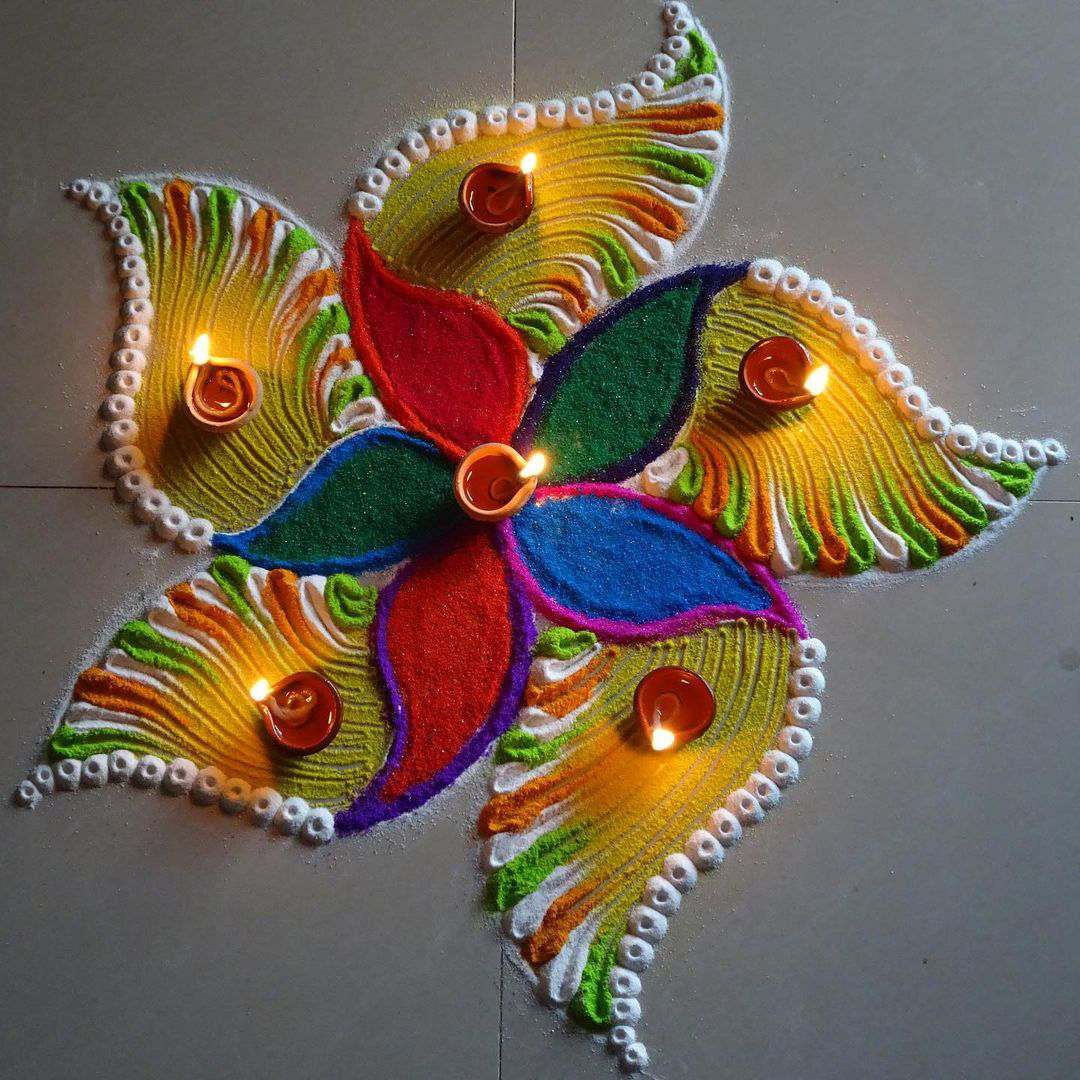 Rangoli Designs : Easy And Simple Rangoli Design For Diwali 2023 ...