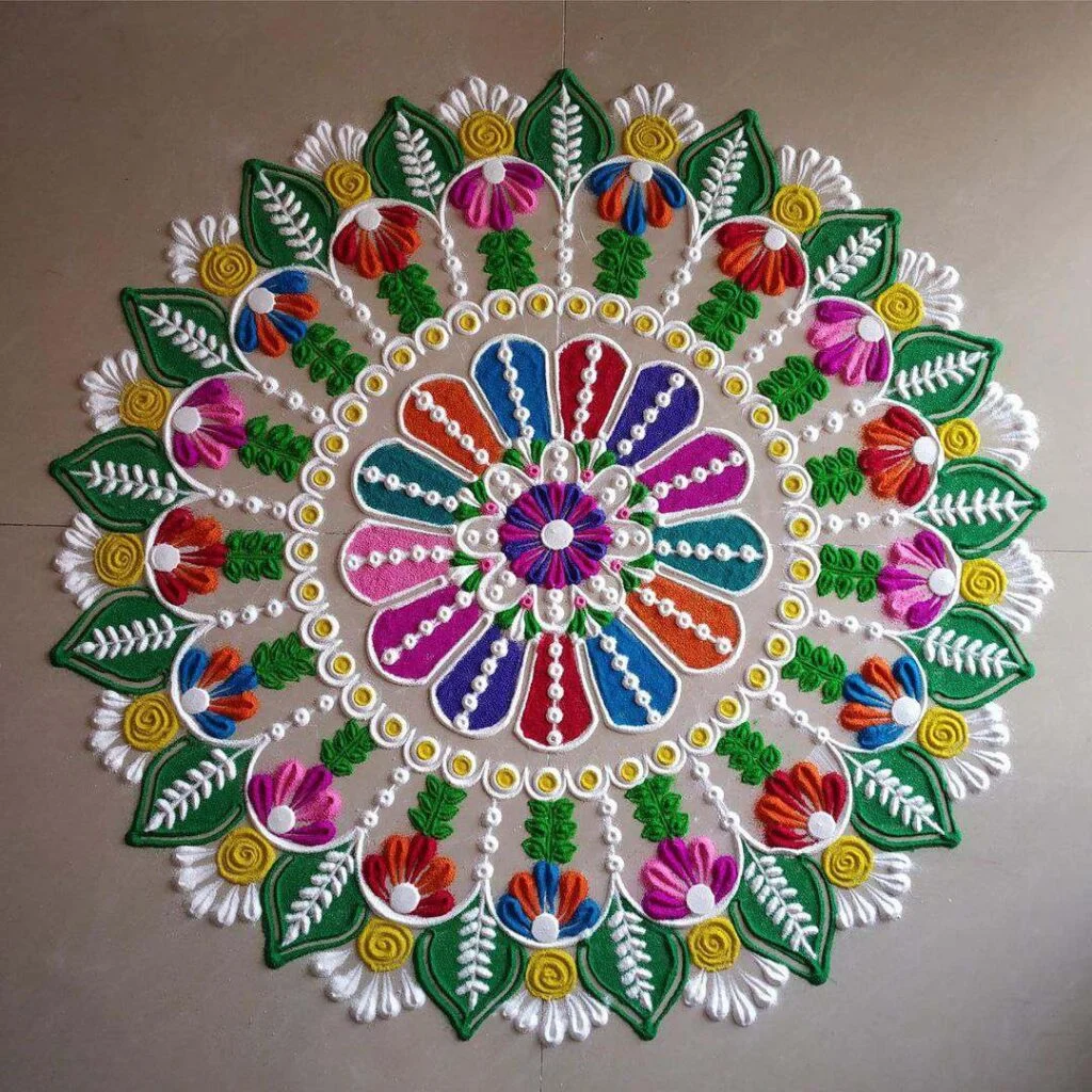 Rangoli Designs : Easy And Simple Rangoli Design For Diwali 2023 6 New Simple Rangoli Design For Deepawali