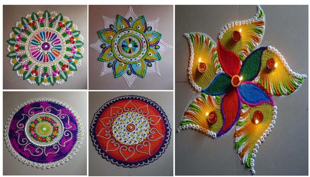 Simple Rangoli Design For Diwali 2023
