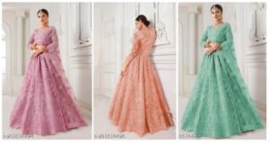 Stylish Net Embroidered Lehenga choli