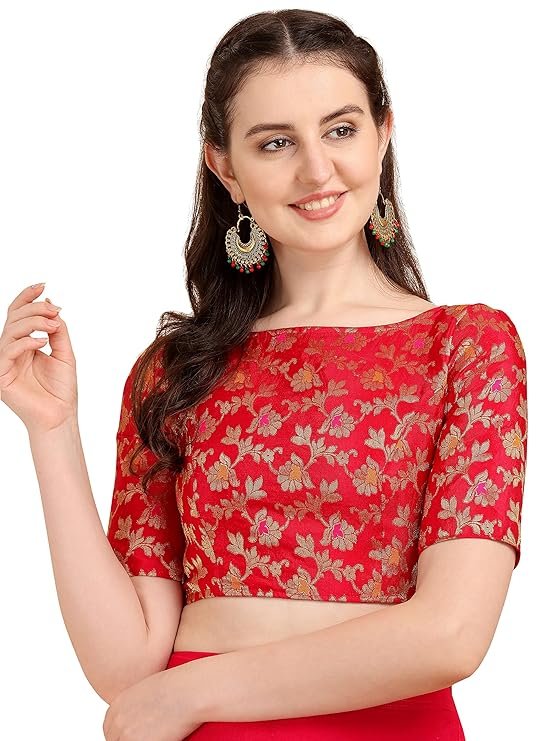 Red blouse Designs