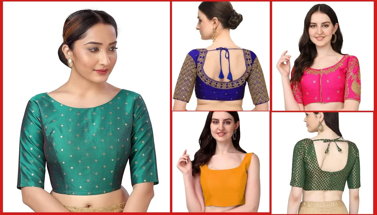 15+ Beautiful Silk Saree Blouse Designs For Women 4 Beautiful Silk Saree Blouse Designs