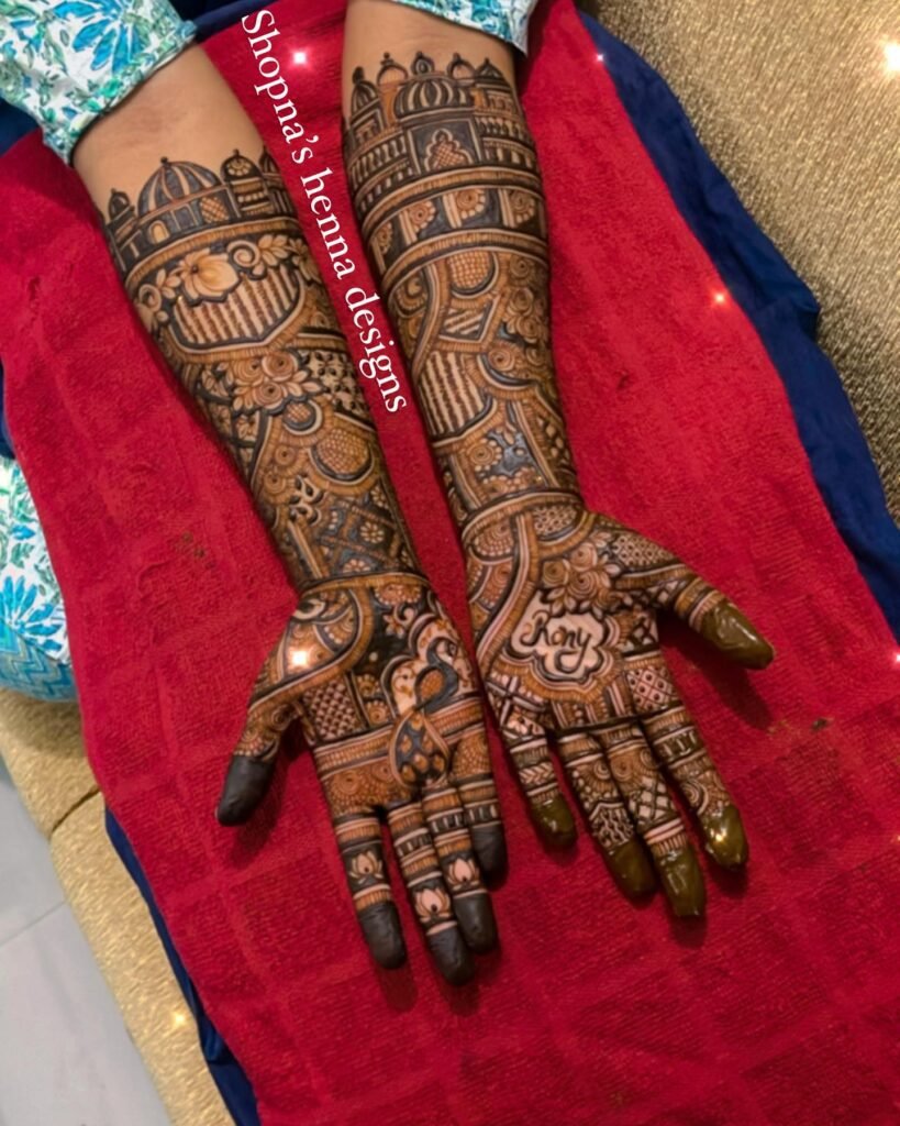 Bharma Mehndi Design For Bridal