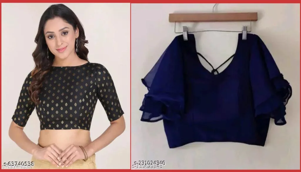 Blouse Designs For Cotton Saree