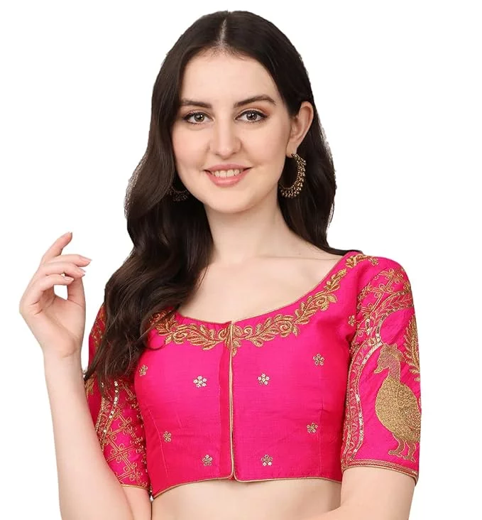Silk Saree Blouse Designs