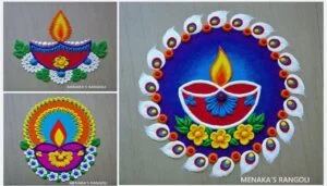 Simple Rangoli Design For Diwali