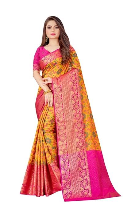 10 Beautiful Yellow Saree For Haldi Function