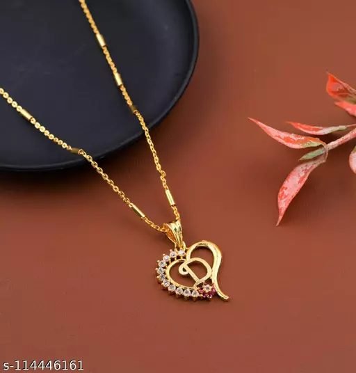 D Letter Pendant Design