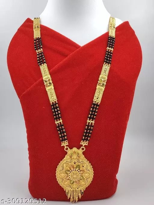  Simple long mangalsutra design