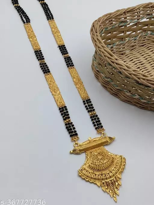  Simple long mangalsutra design