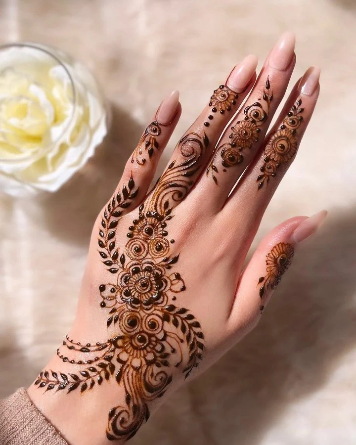 New Arabic Mehndi Design