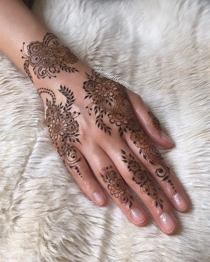 New Arabic Mehndi Design