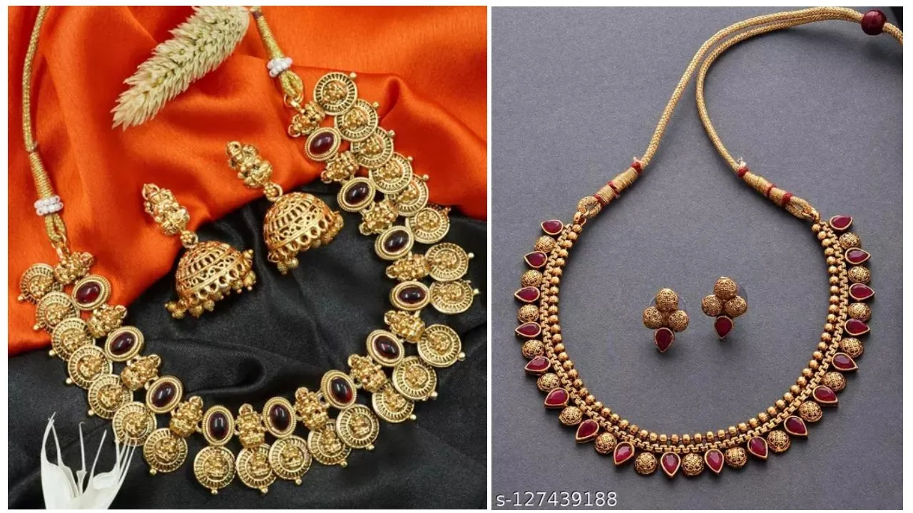 Choker Necklace Set For Makar Sankranti