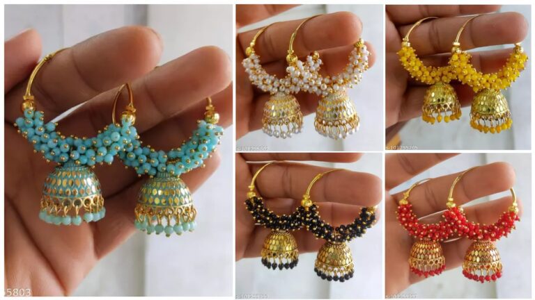 8 Beautiful Hoop Jhumka Earrings For Women Under 250