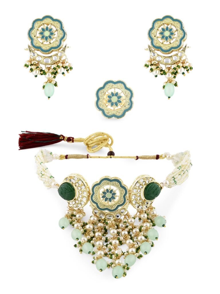 Meenakari Jewellery Set 