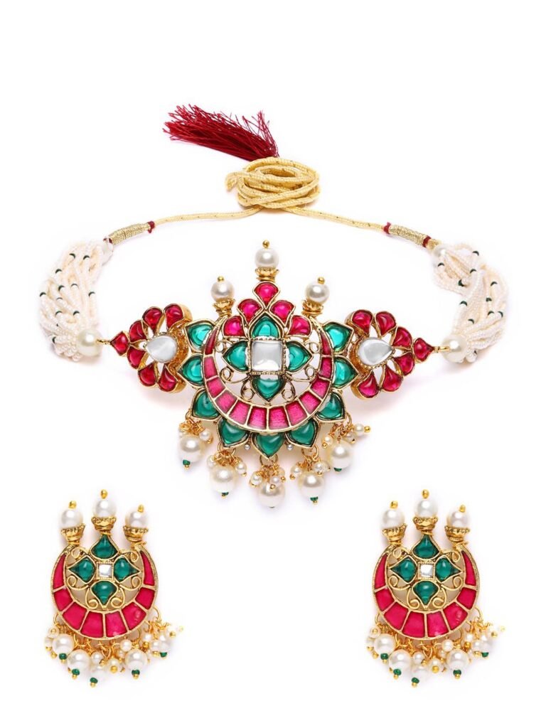 Meenakari Jewellery Set 