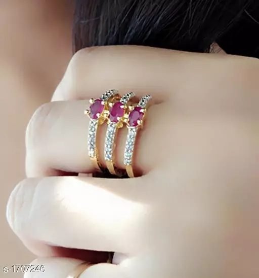 Women American Diamond Ring Design