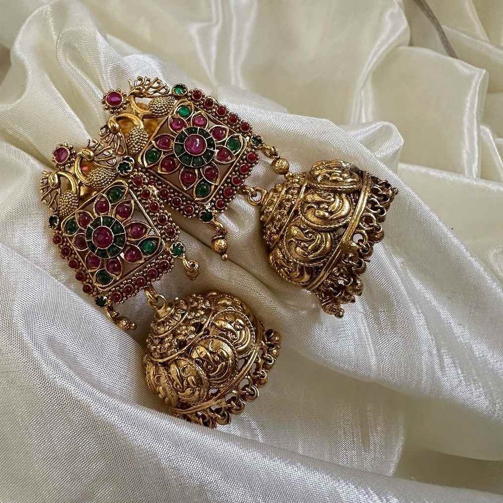 Antique Jhumka earrings Design